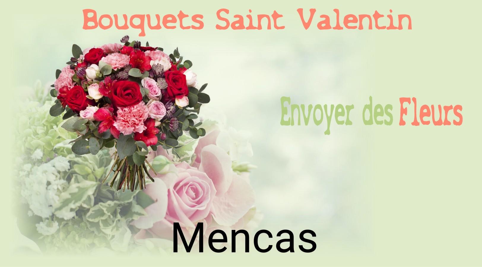 Roses de Saint-Valentin livrées à Mencas
